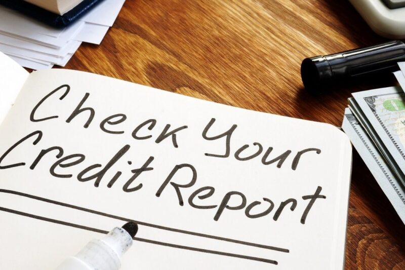 Hard inquiry credit report