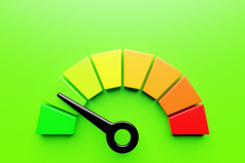 credit score meter