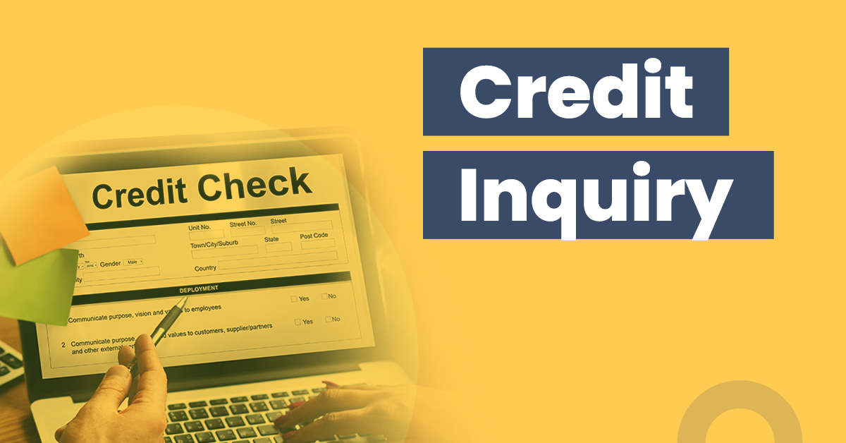 Credit inquiry removal and check
