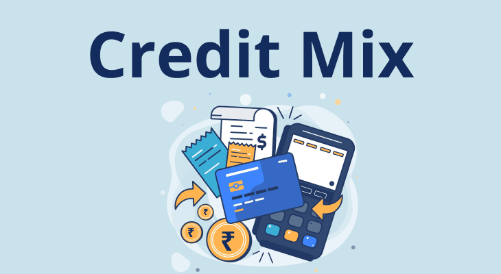 An image of credit mix feactors