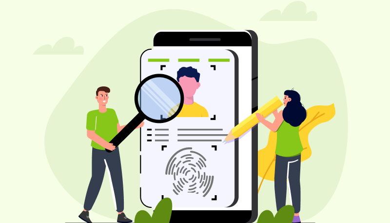 Person showing secured loan