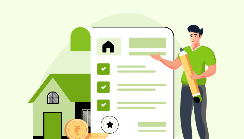 Person showing eligibility for Home loan