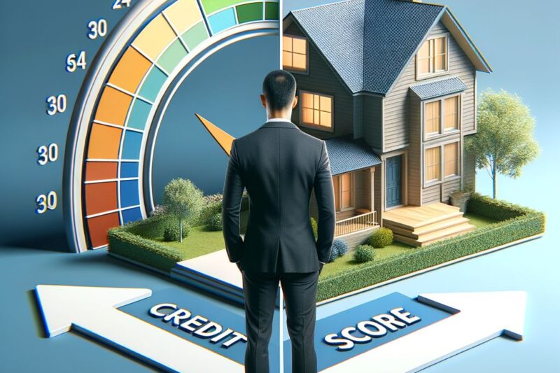 Image featuring credit score and the dreams between loans