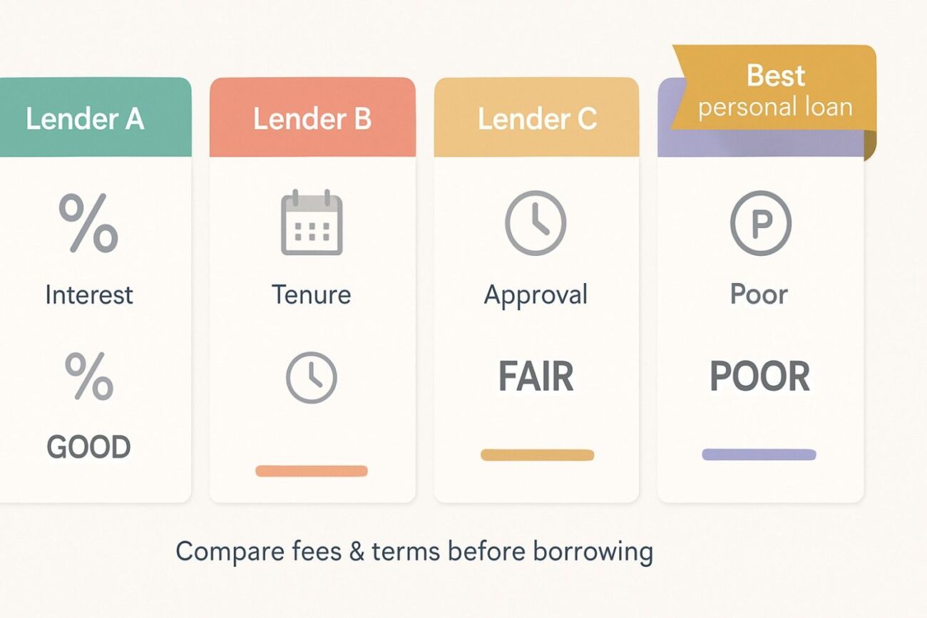 Compare and chose best personal loan