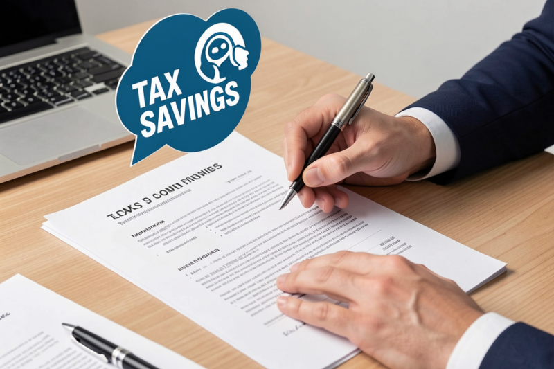 Tax benefit on personal loan signed by salaried employee