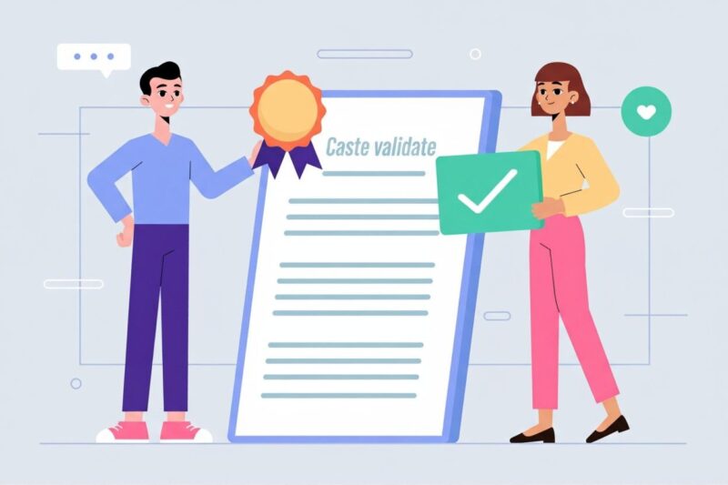Caste Validate Certificate