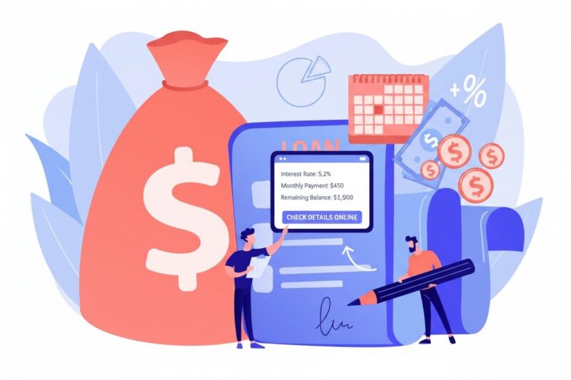 Loan details online